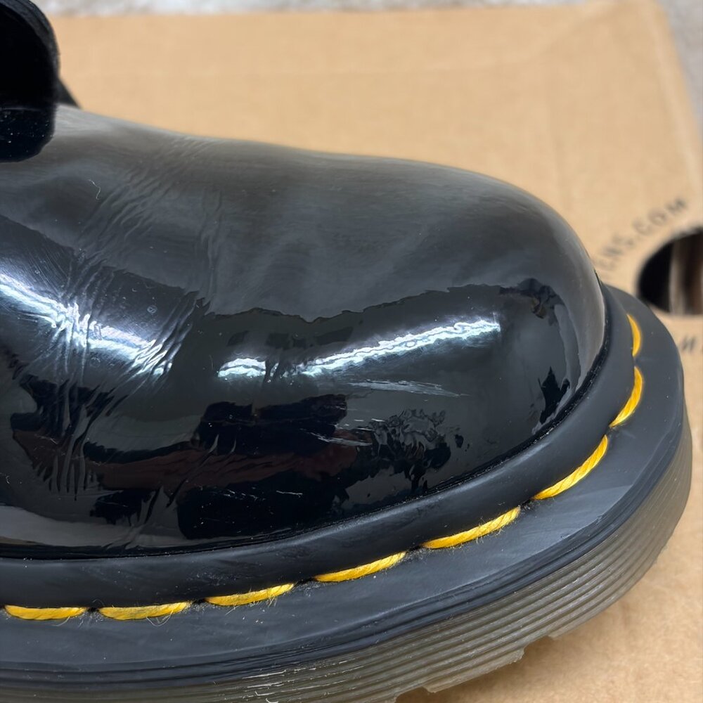 Women's Doc Marten's 1460 W Black Patent Leather Size 6 w/Original Box - Picture 13 of 14